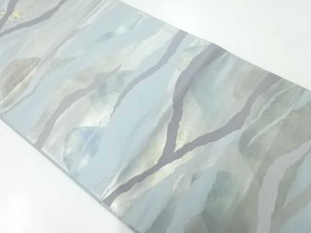 JAPANESE KIMONO / VINTAGE FUKURO OBI / SILK / WOVEN MIST